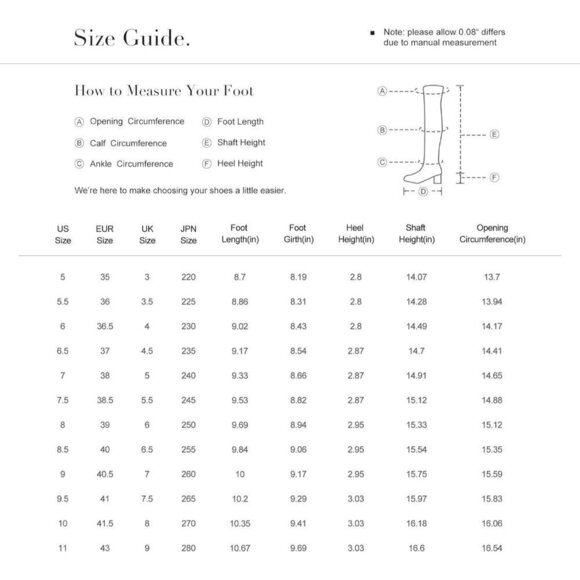 Women's Gogo Boots, Square Toe  Chunky Knee High Boots For Women - Picture 7 of 7